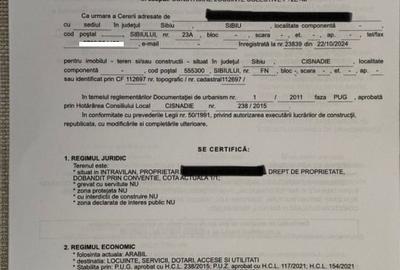 Teren pentru constructie Calea Cisnadiei - 5