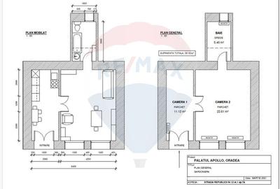 Apartament 1 camere, Palat Apollo, Pietonală Oradea, De Vânzare - 15