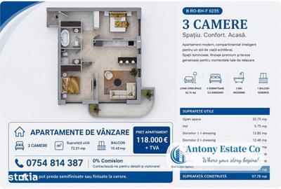 Apartament cu 3 camere în Sântandrei - 10