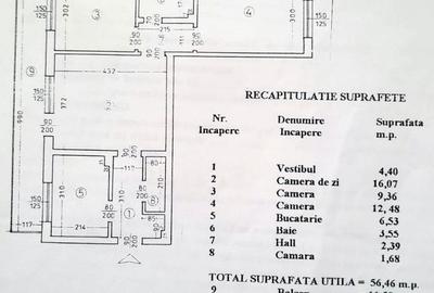 Apartament cu 3 camere decomandat, mobilat în Câmpia Libertății - 22
