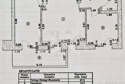 Apartament cu 3 camere semidecomandat, mobilat în Iancu Nicolae - 5