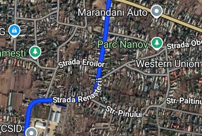 Teren de 1256 mp, în Nanov - 2