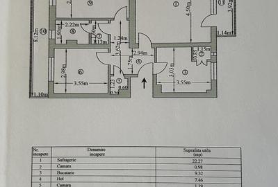 Apartament cu 3 camere decomandat în Est - 1