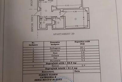 Centru Ferdinand-apartament 2 camere decomandat 60 mp - 12
