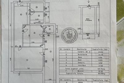 Apartament cu 2 camere decomandat în Eremia - 1