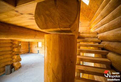 Exclusivitate! Casa din busteni intregi in Chinteni - 6