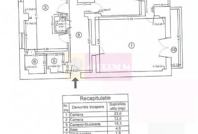 Apartament 3 camere in zona Unirii-Casa Poporului - 9