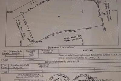 Teren de 1586 mp, în Valea Doftanei