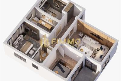 Apartamente 3 cam | 75mp | Et 1 | Burdujeni-Sat | ID:1109 - 2