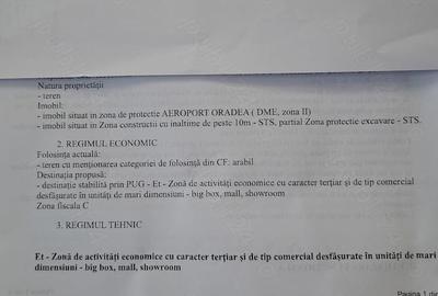Teren de 2750 mp, în Centura - 3