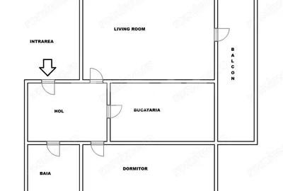 Apartament cu 2 camere decomandat, mobilat în Central