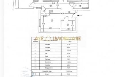 Apartament cu 3 camere semidecomandat în P-ța Romană - 10