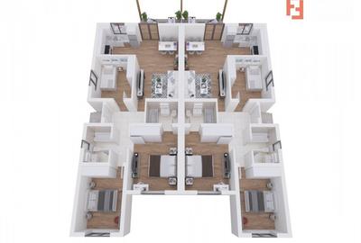 Duplex cu 4 camere cu Canalizare în Moșnița Nouă - 3