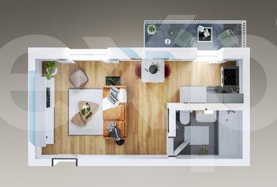 Garsoniera ideala pentru locuit sau investitie | Bloc NOU, Trivale - 5