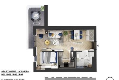 Garsonieră în Pipera - 3