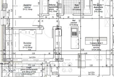 Apartament cu 3 camere semidecomandat în Baciu