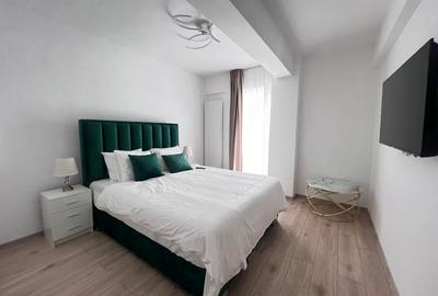 2 camere decomandat  mobilat , utilat , bloc nou, loc parcare inclus, 2 balcoane - 3