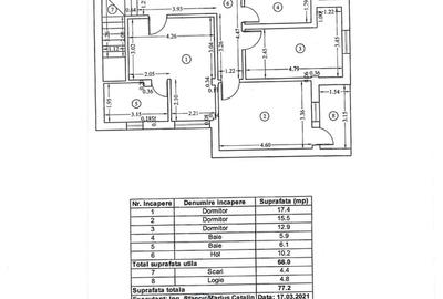 Tunari Vila individuala P+1 Mobilata complet Strada Decebal - 4