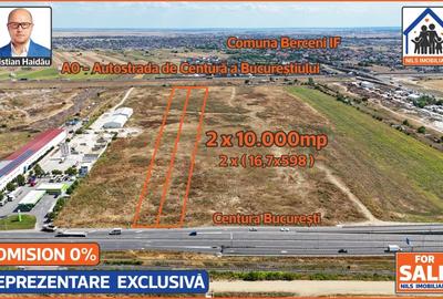 Teren 20k mp intravilan situat intre centura si A0 - Berceni IF - 1