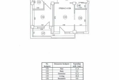 Apartament cu 2 camere decomandat în Obcini - 10