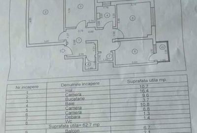 Apartament cu 3 camere decomandat în Școlilor - 2
