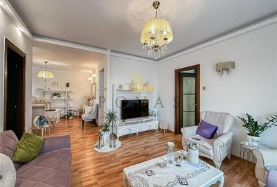 Apartament cu 4 camere semidecomandat, mobilat în Grădina Icoanei