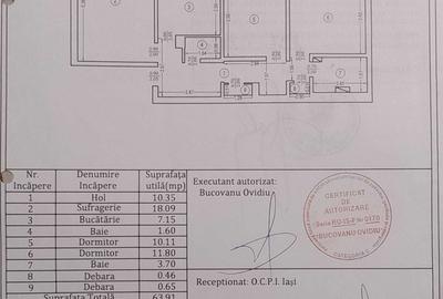 Apartament cu 3 camere decomandat în Central - 4