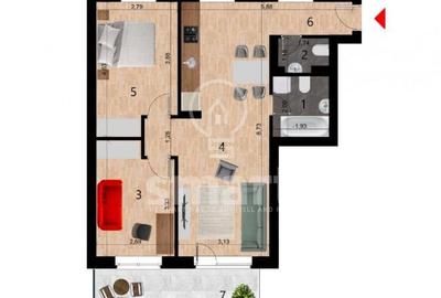 Apartamente 3 camere bloc nou Zorilor - 2