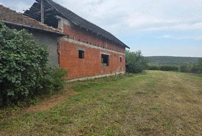 Vand casa loc SUMUGIU, sc 200 mp , parte casa noua la rosu , teren 2670 mp, la sosea, front mare - 11