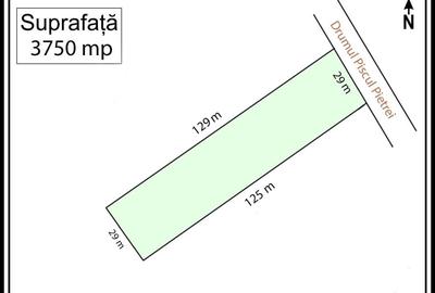 Teren intravilan de 3750 mp, în Băneasa