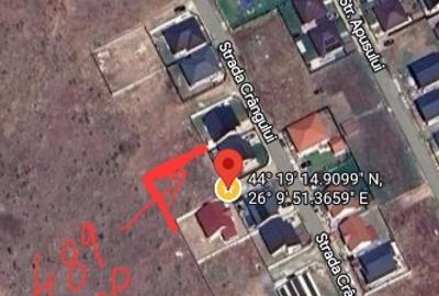 Teren Construcții intravilan de 489 mp, în Vidra