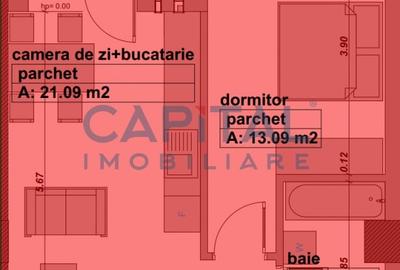 Apartament de vanzare, 2 camere, etaj 3, lift, bloc nou, comision 0% Apartament de vanzare, 2 camere, etaj 3, lift, bloc nou, comision 0% - 2