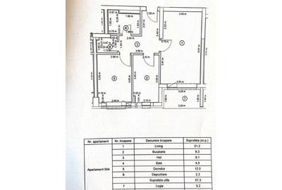 Apartament cu 2 camere decomandat, mobilat în Tractorul - 6