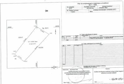 Teren de 2410 mp, în Tineretului - 2