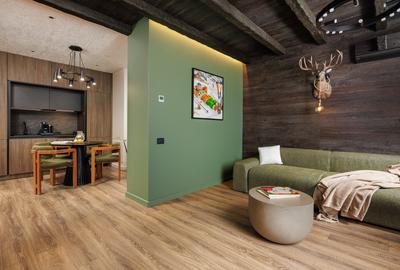 Apartament cu 2 camere nedecomandat, mobilat în Poiana Brașov