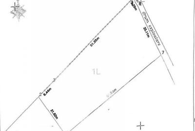 Teren de 1433 mp, în Cetății