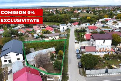 Teren de vanzare 1000mp in Stefanestii de Jos, la sosea si cu utilitati - 1