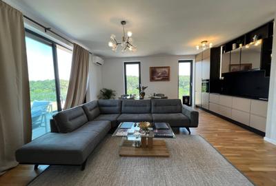 Apartament unicat | Vedere spre Padurea Baneasa | Terase de 13mp si 11mp | Lux - 3