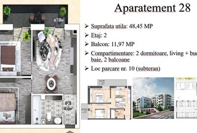 Apartament cu 3 camere decomandat în Central - 3
