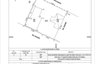 Teren de 207 mp, în Berceni