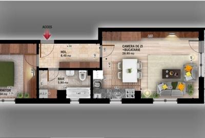 APARTAMENT 2 CAMERE FINALIZAT - 4