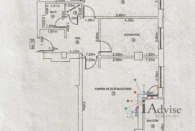 Apartament cu 3 camere decomandat, mobilat în Centrul Civic - 26