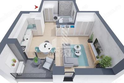 Apartament cu 1 camera, finalizare 2026, zona Torontalului