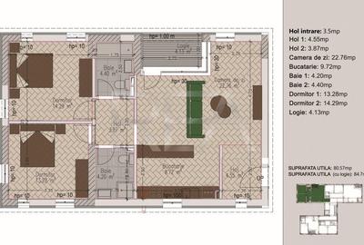 Apartament 3 Camere Timpuri Noi