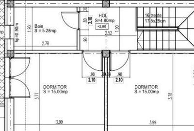 Casa tip duplex - 3 camere - 2 bai - teren 200mp - mutare imediata - 4