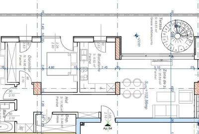 Apartament cu 4 camere, semidecomandat, 102 mp utili, zona Aradului - 2