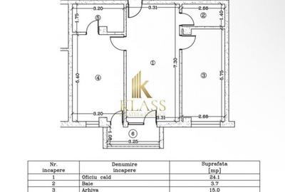 Apartament cu 3 camere în Central