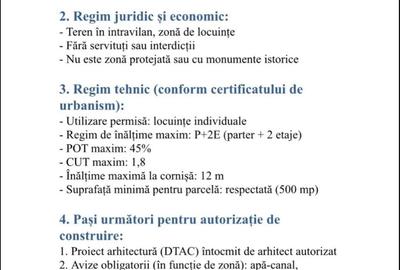 Teren de 500 mp, în Central