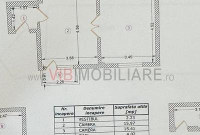 Apartament cu 2 camere circular în Calea Călărașilor