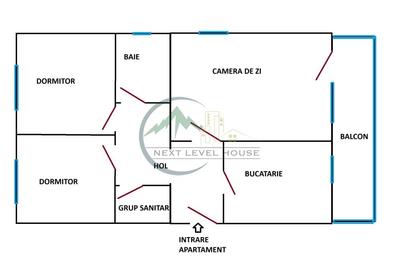 Apartament 3 camere, intrare Racadau - 8